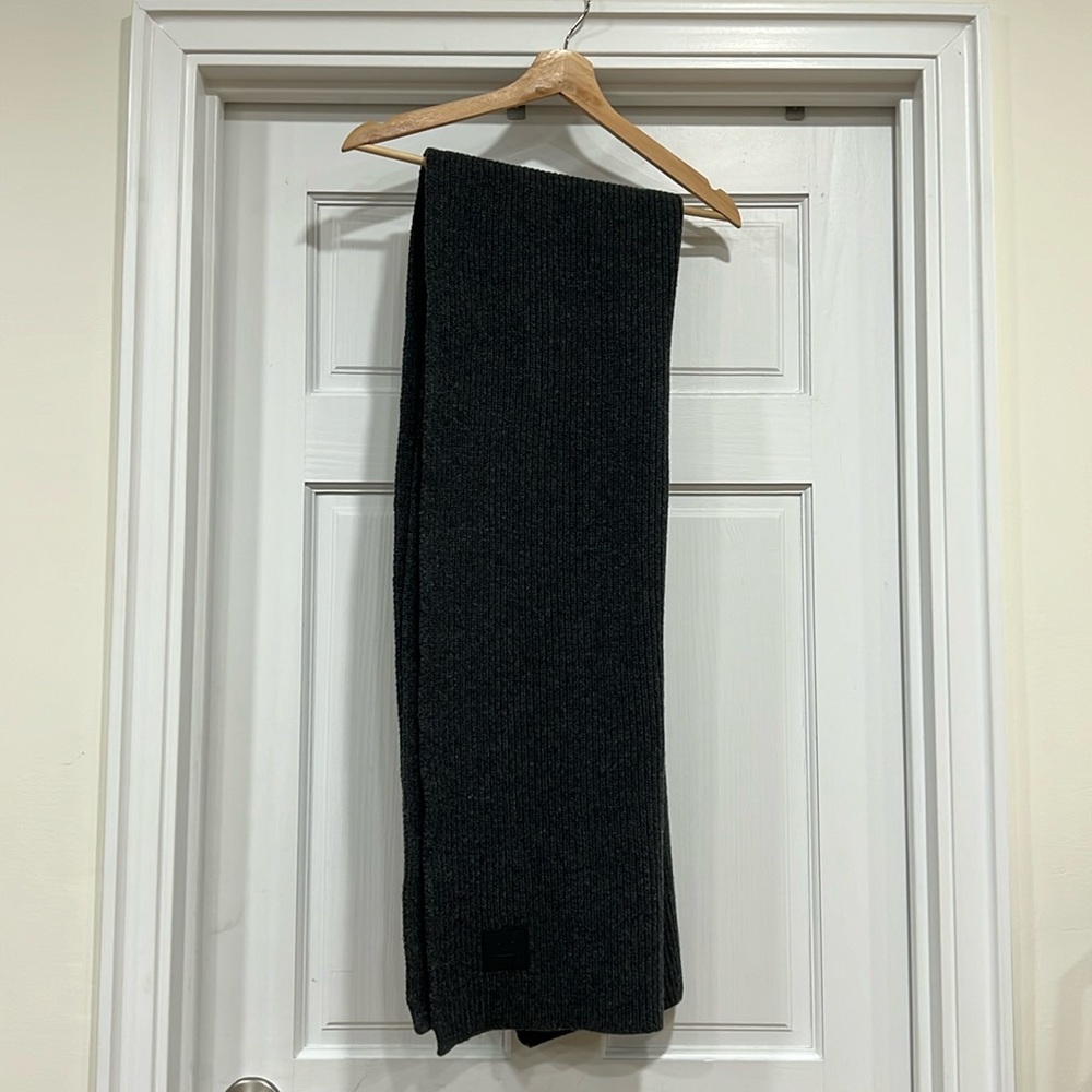 Grey Acne Studios Wool Scarf